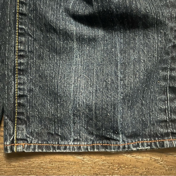 Ed Hardy Embroidered Tiger Hellcat Distressed Denim Blue Jeans size 34 - Picture 12 of 12